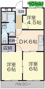 シーサイドレジデンス【3階】の間取り