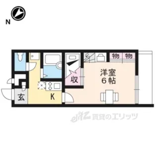 レオパレスアイリ【3階】の間取り