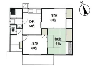岡山県岡山市中区兼基【一戸建】の間取り