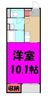 埼玉県春日部市緑町3【アパート】の間取り
