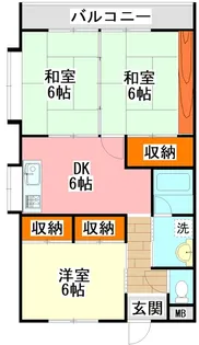 アメニティ川島【4階】の間取り