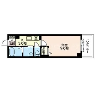 樹ビル【3階】の間取り