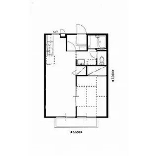 ビーラインNR A棟【1階】の間取り