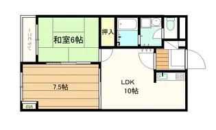 ラヴェンナいわせ野【1階】の間取り