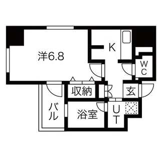 愛知県名古屋市中区千代田3【マンション】の間取り