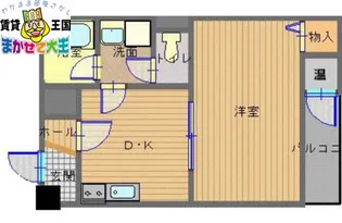ルパルク松山町【4階】の間取り