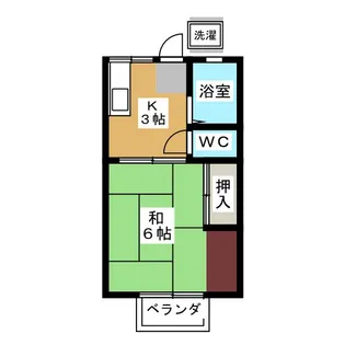 ハイムローゼ【2階】の間取り