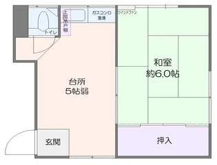 蔵文荘【2階】の間取り