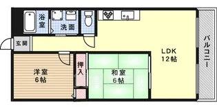ベルベデール甲南【3階】の間取り