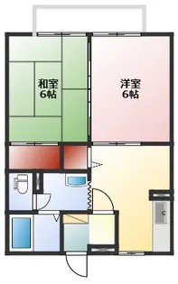 ウィル・モアN【2階】の間取り