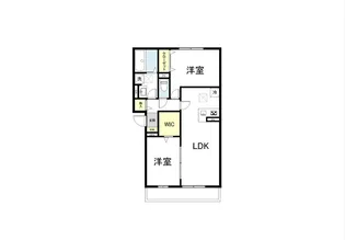 WEST【3階】の間取り