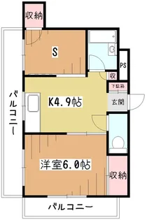2Kの間取り画像