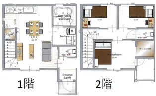 熊本県菊池郡大津町大字室【一戸建】の間取り