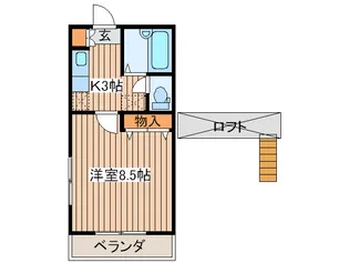 ノーブルファースト・Kの間取り