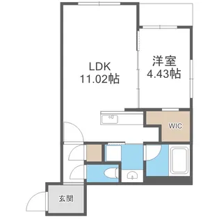ラ・シュエットドルチェ【4階】の間取り