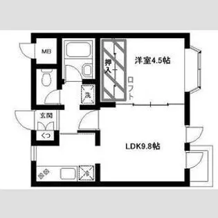 ロイヤルヒルズ木町I【3階】の間取り