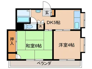 リ-ジェント仲池上【3階】の間取り