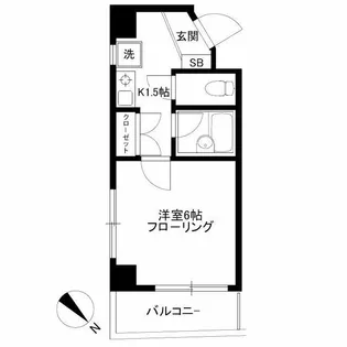 東京都町田市原町田2【マンション】の間取り