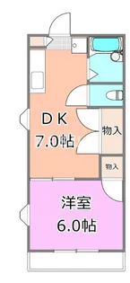 にふてぃはうす92【2階】の間取り