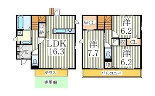 千葉県我孫子市柴崎【一戸建】の間取り