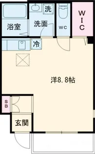 オレオ国立【1階】の間取り