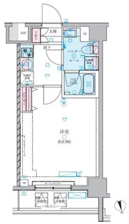 GENOVIA 白糸台 skygarden【2階】の間取り