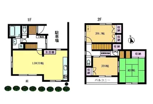 東京都品川区小山7【一戸建】の間取り