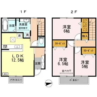 プラン B棟の間取り
