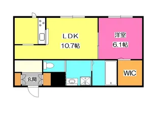 コレット中野【2階】の間取り