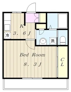 オリーブハウス【2階】の間取り