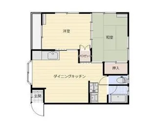 サンパレス韮川III【2階】の間取り