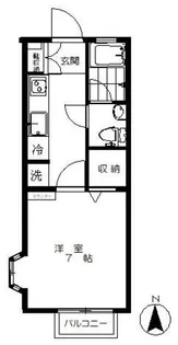 アン・ナチュール【1階】の間取り