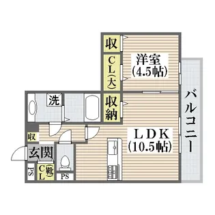 大阪府大阪市平野区平野宮町2【マンション】の間取り