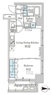 東京都墨田区本所4【マンション】の間取り