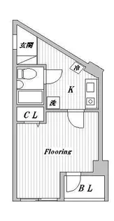 神奈川県横浜市神奈川区二ツ谷町【マンション】の間取り