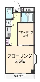 東京都杉並区下高井戸1【マンション】の間取り
