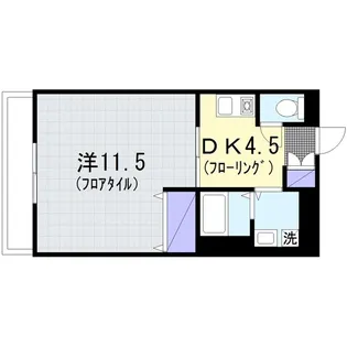 ガナドーレ桜ヶ丘駅前【5階】の間取り