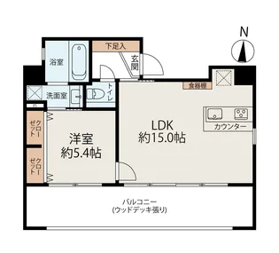 ブライト亀戸天神【9階】の間取り