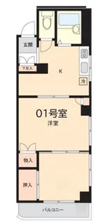 泉ハイツ【3階】の間取り