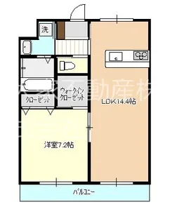 グローリー小船越I【2階】の間取り