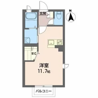 カーサフルッタII【1階】の間取り