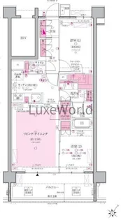 神奈川県横浜市神奈川区沢渡【マンション】の間取り