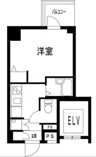 1Kの間取り画像