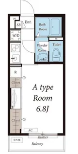 リブリ・リア コート【1階】の間取り
