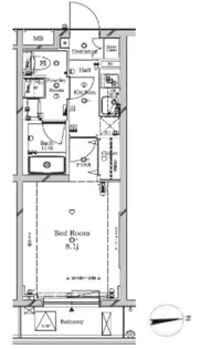 東京都足立区大谷田4【マンション】の間取り