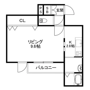 オルトモア【1階】の間取り