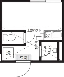 フォース新小岩【2階】の間取り