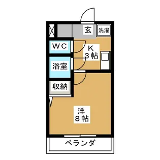 エランドール・H【1階】の間取り