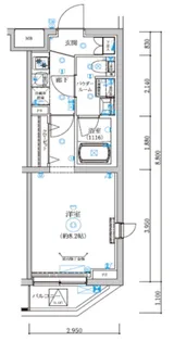 REGOLITH板橋本町【1階】の間取り