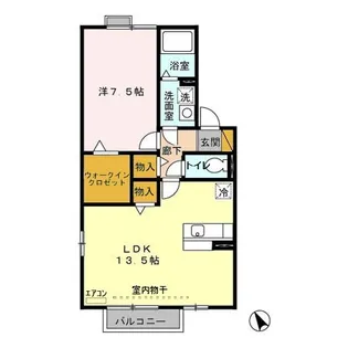 ピアA棟【1階】の間取り